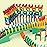 Bulk Dominoes Pro-Domino Kit | Dominoes Set, STEM STEAM Small Toys, Family Games for Kids, Kids Toys and Games, Building, Toppling, Chain Reaction Sets (Power)