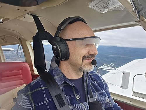 Miniatura 5 de Gafas de nieblanube para entrenamiento de instrumentos (IFR) con etiqueta de bolsa con señales de pistola de luz.