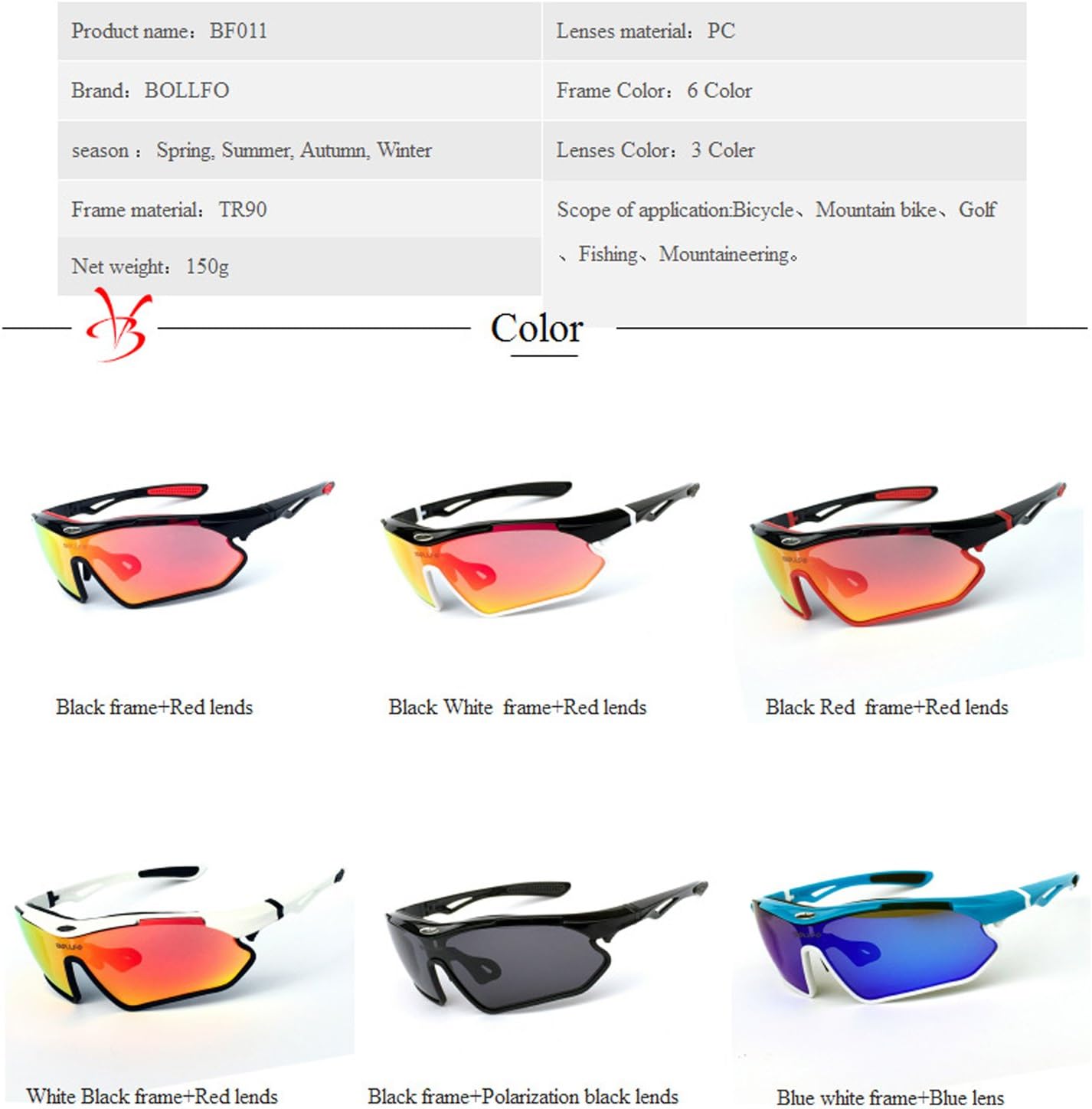 HCMAX Polarized Sports Sunglasses UV400 Protection for Men Women Cycling Riding Running Baseball Fishing Golf Driving Glasses TR90 Durable Frame