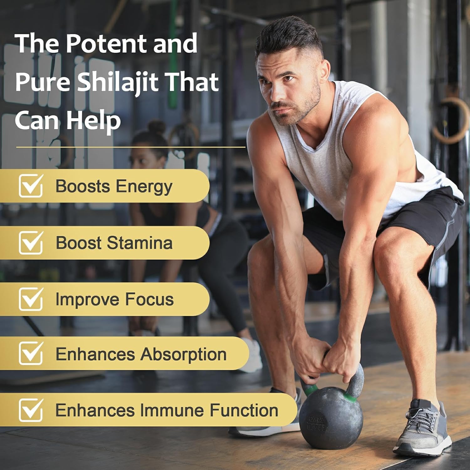 OMOGS Shilajit Pure Himalayan Organic Shilajit Capsules, with Fulvic Acid & 85+ Trace Minerals Complex for Energy, Strength, Stamin & Immunity, for Men/Women - 90 Veg Capsules - Image 5