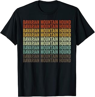 Bavarian Mountain Hound Retro T-Shirt