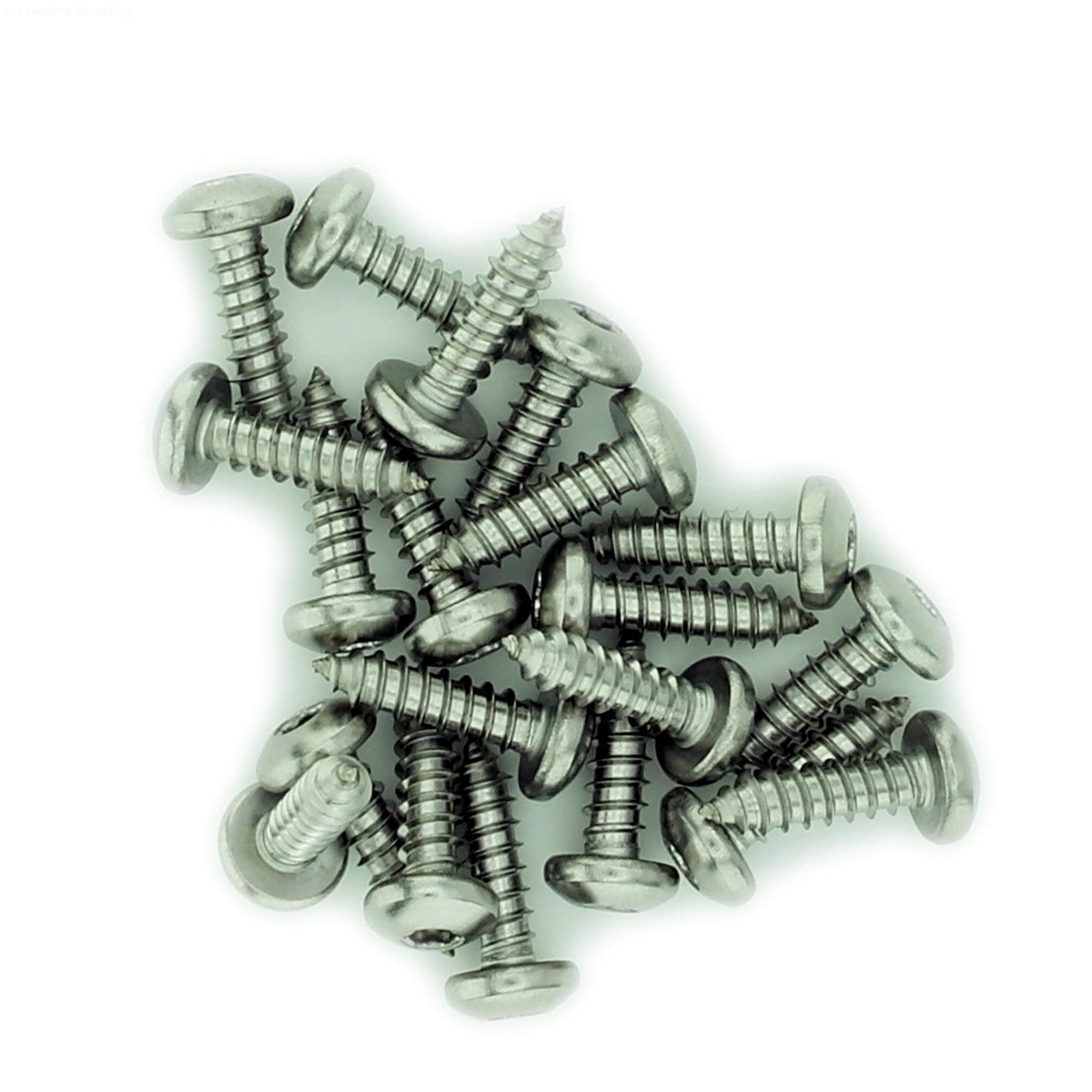 Singularity Supplies No.12 X 2.175 (5.5Mm X 55Mm) Tx Pan Self-Tapping Screw - Stainless Steel (A2) (Pack Of 20)