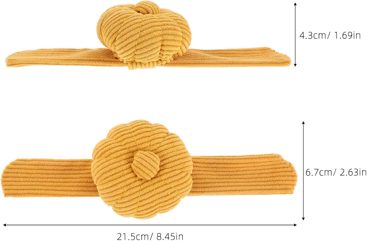 HAKIDZEL Slap Bracelet Pincushion Wristband Sewing Pin Cushion Needle Holder Quilting Craft Tool for Embroidery and Needlework in Dark Yellow