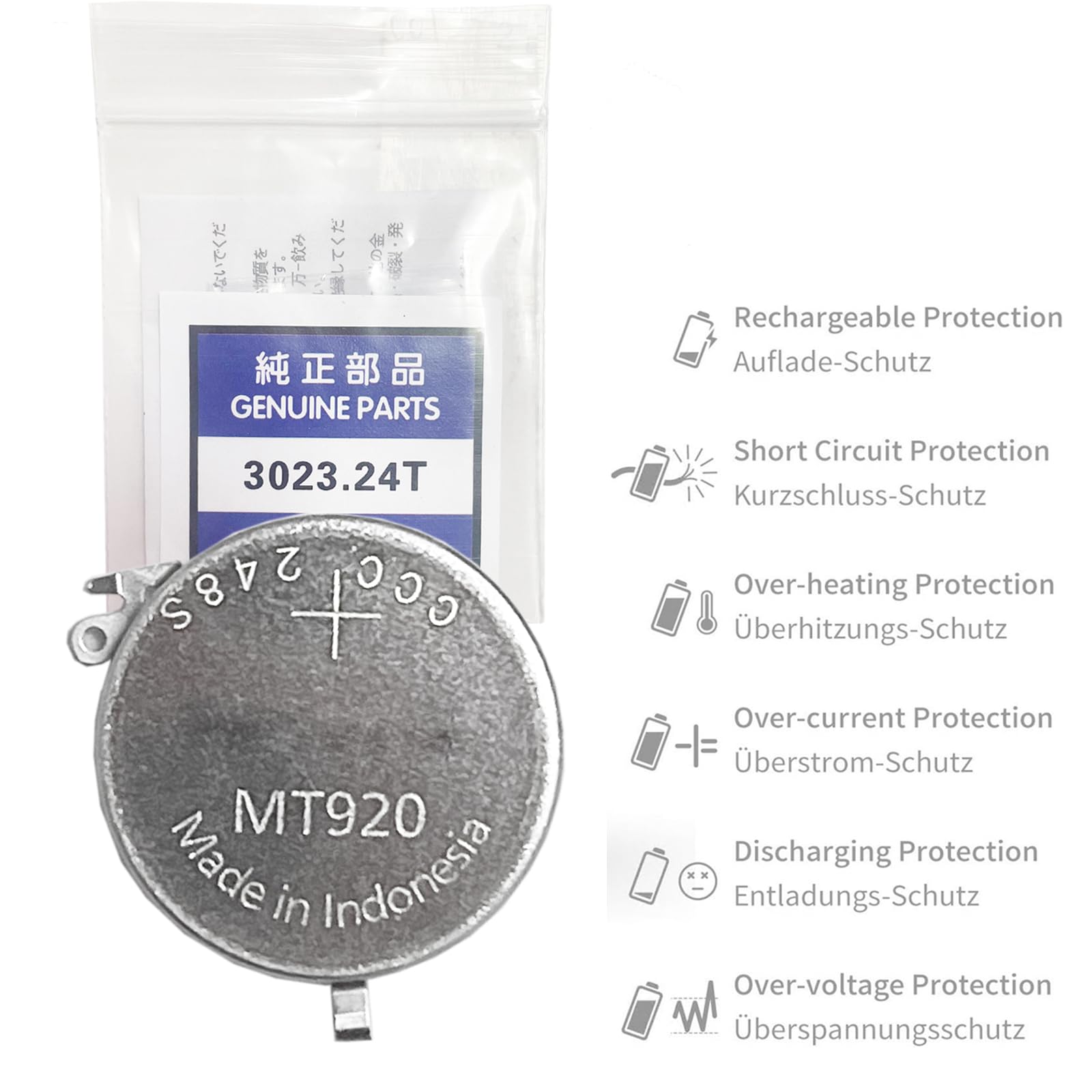 Aousavo Batterie MT920 Compatible Citizen Eco-Drive 295-56 295-5600 - Remplacement Montre