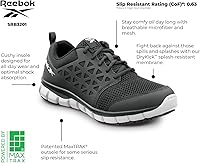 Vista 7 de Reebok Zapatos para trabajo industrial y de construcción Sublite Cushion para hombre Negro/Gris