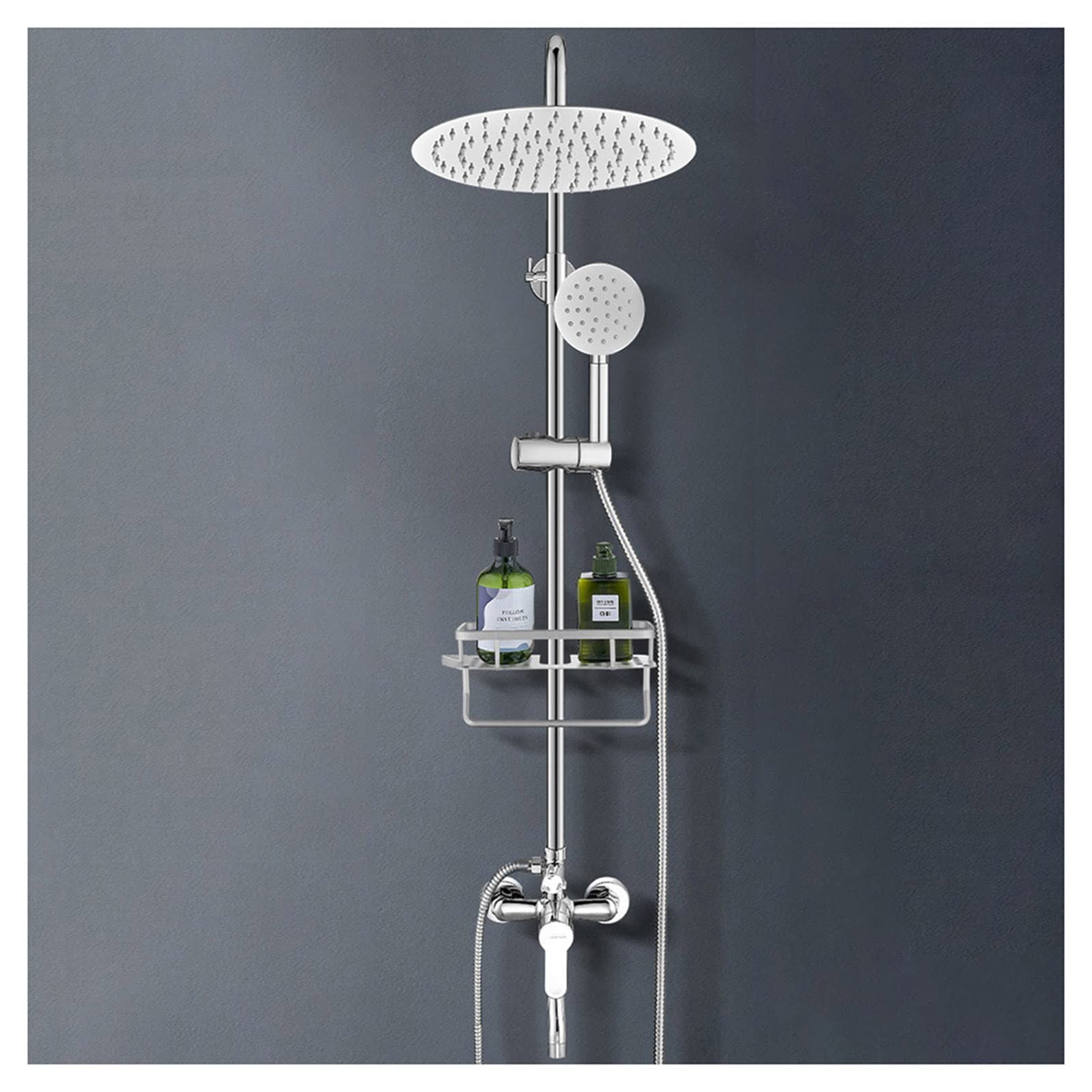 Ensemble combiné de douche à effet pluie pour une routine matinale relaxante et énergisante