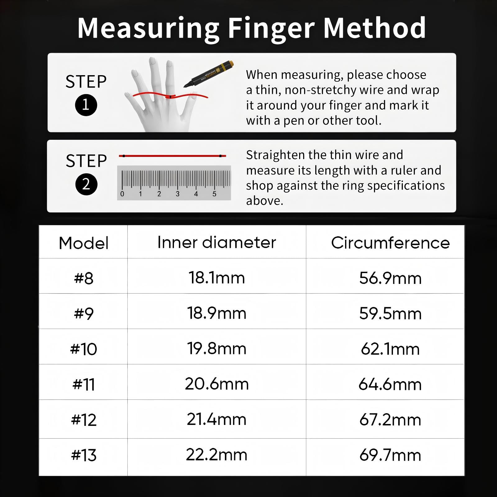Smartringe für Herren Smart Ring Blutdruckmessung Damen Gesundheitsring Fitnessring Tracking Ring Schlaftracker Pulsmesser Schrittzähler Fitness Ring Tracker Health Ring für Android IOS,Schwarz
