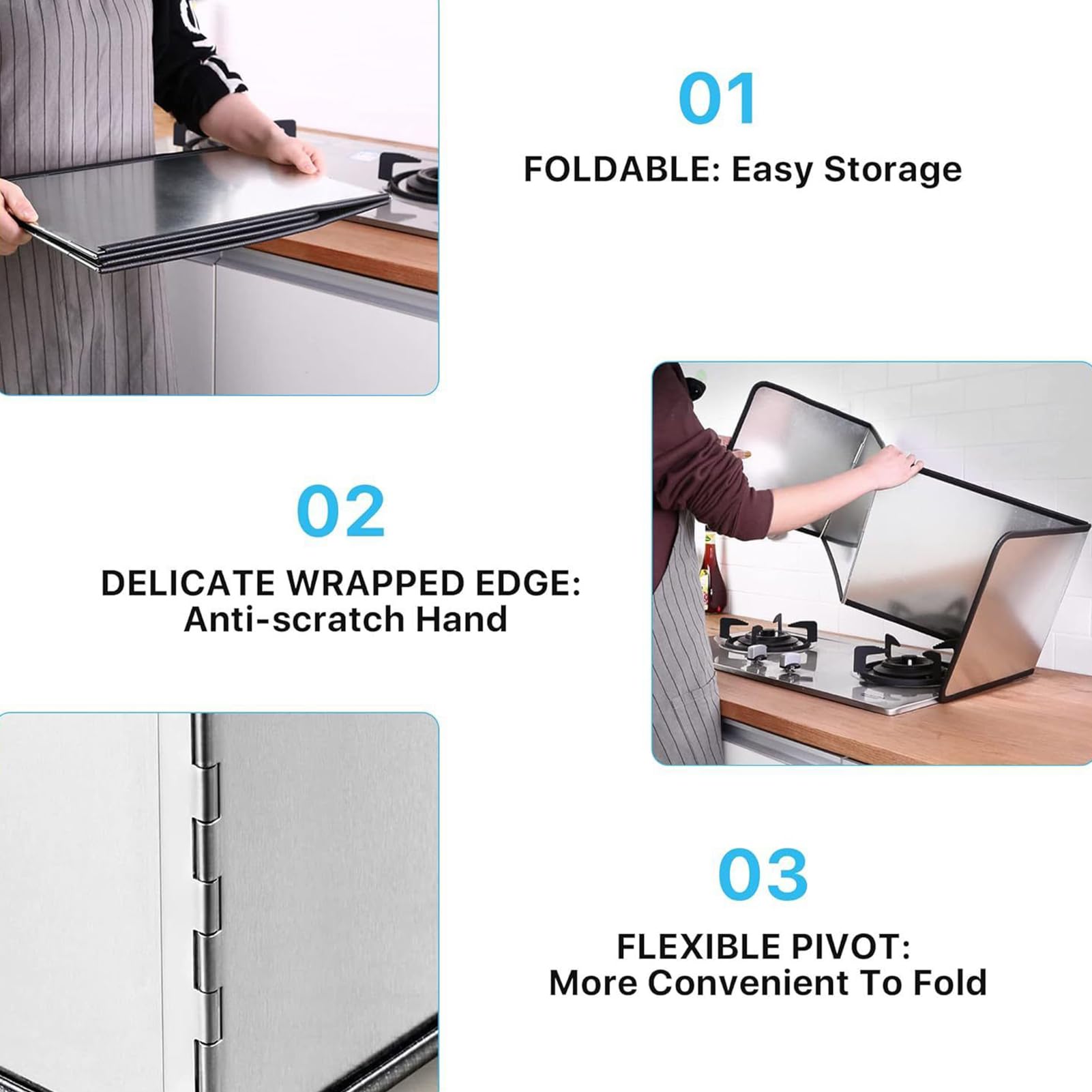 Spritzschutz Für Frittieren Spritzschutz Für Herdplatte Und Fritteuse | Schutzschirm Für Fett Und Beim Kochen Und Braten Am Kochfeld