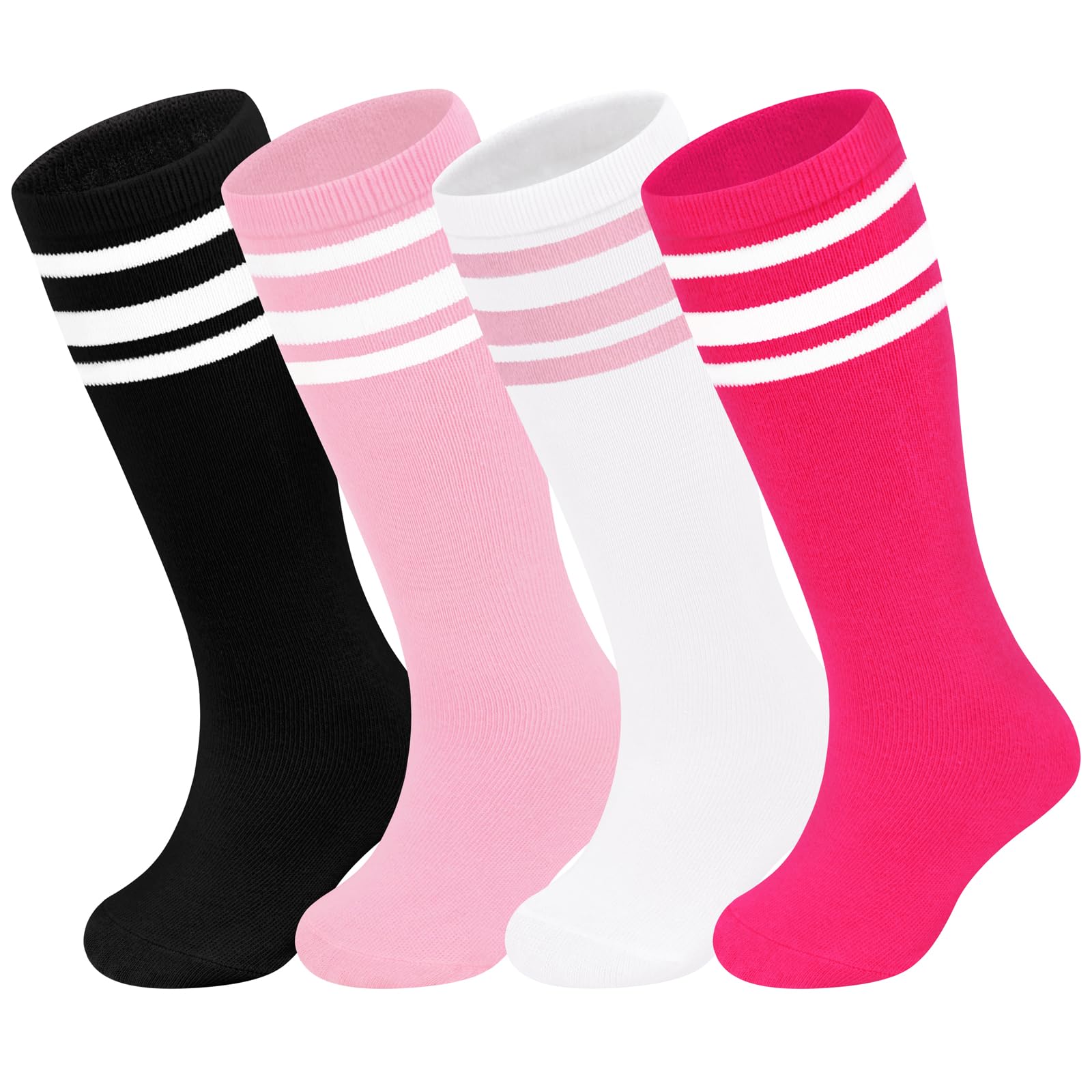 Sarfel Youth Toddler Soccer Socks Kids Baseball Socks Youth Boys Girls Knee High Softball Football Accessories Tube Cotton