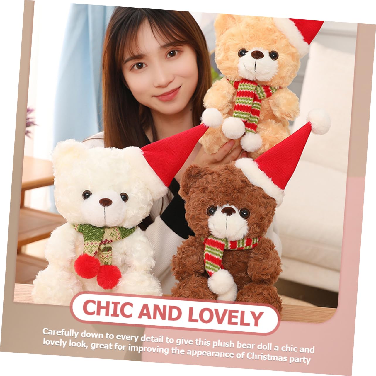 Amazon.co.jp: NAMOARLY クリスマスくま サンタクロース