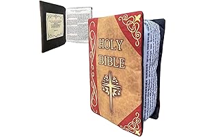 Bible Plush Pillow - Interactive Devotional Companion