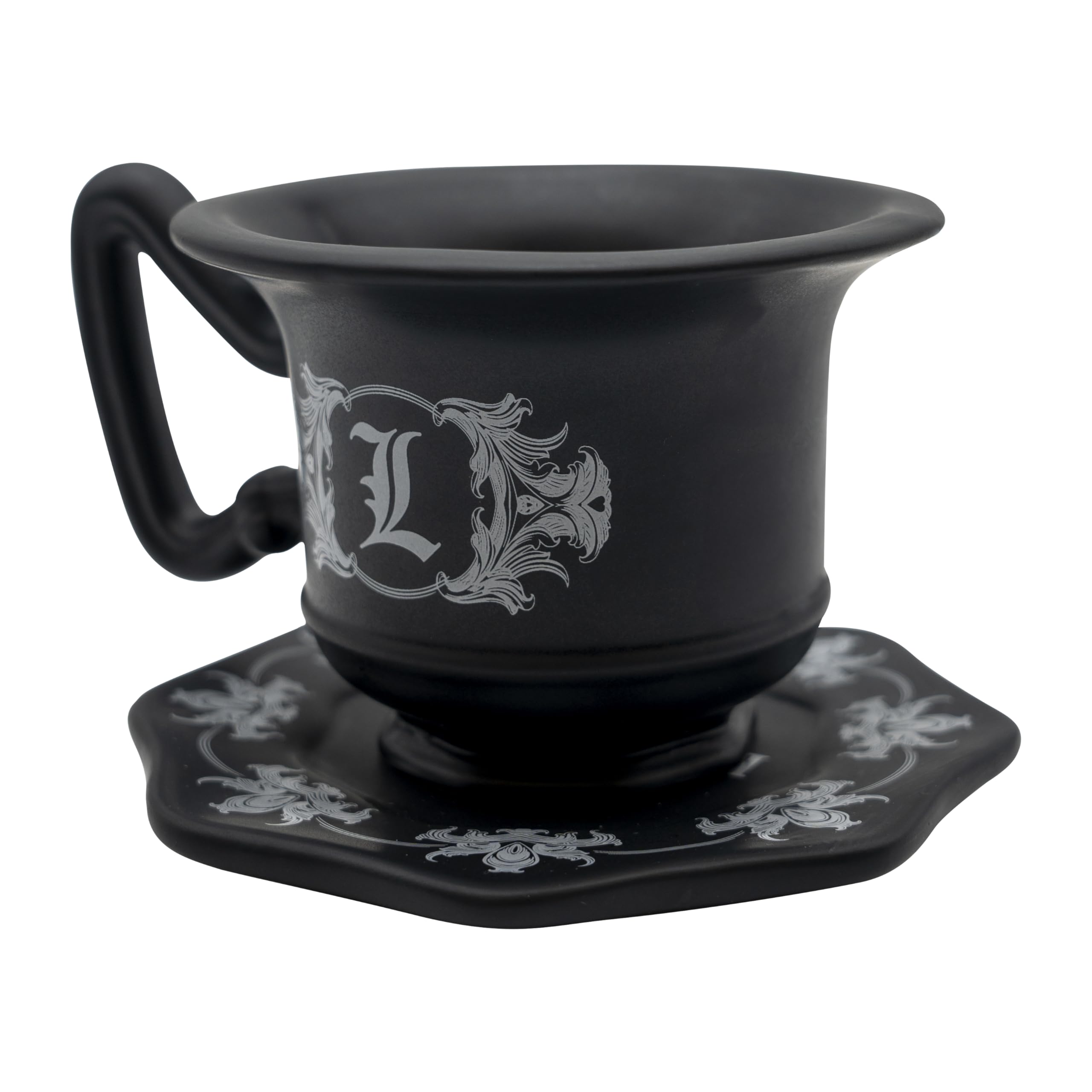ABYSTYLE Death Note L 3D Coffee Mug with Saucer Anime Mug for Fans Drinkware Home & Kitchen Merch Gift