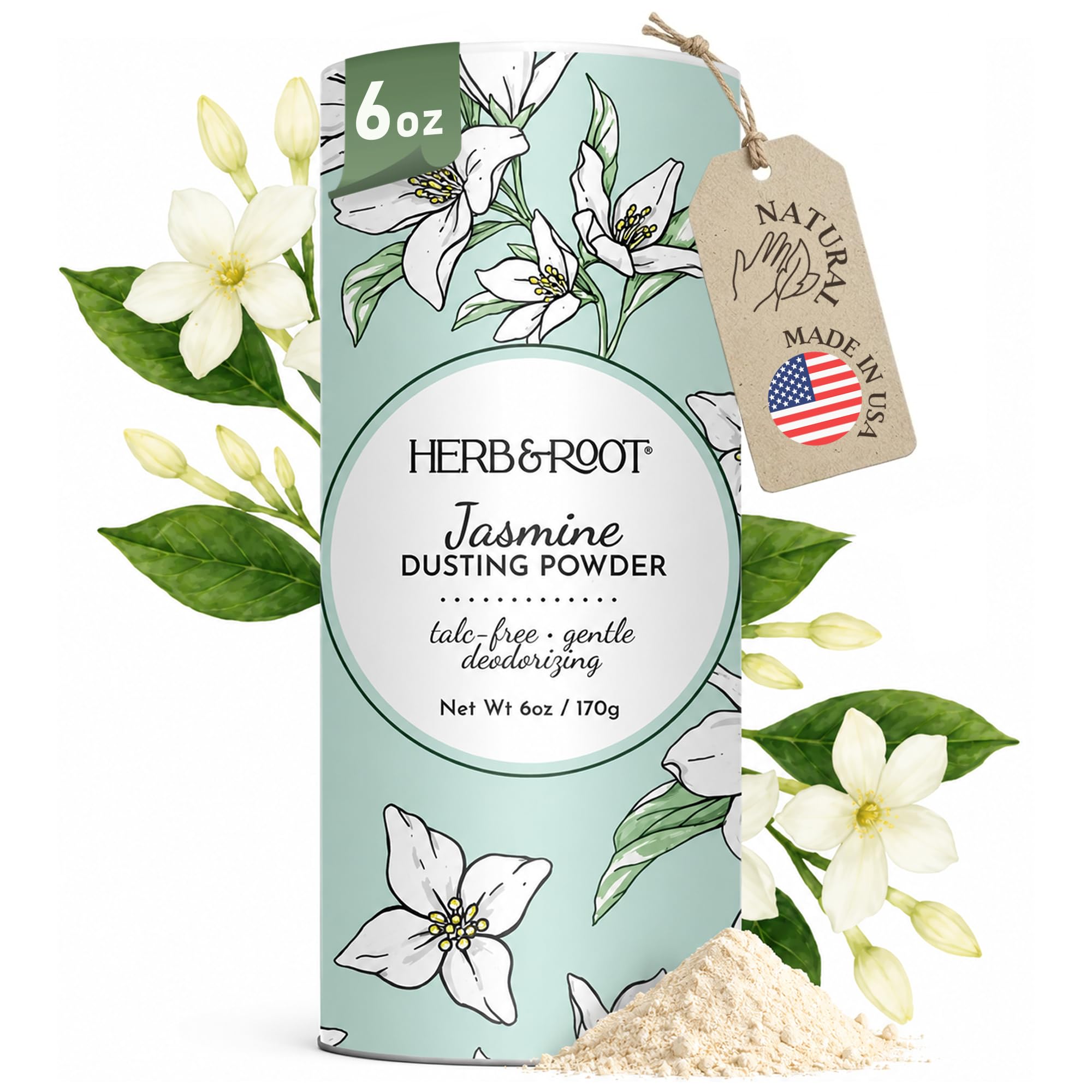 Amazon.com: Herb & Root Talc Free Body Dusting Powders. Rose
