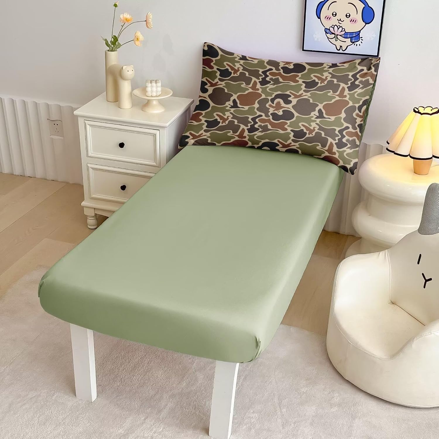 4 Pieces Toddler Duck Camo Bedding Set for Boys,Hunting Camouflage Toddler Comforter Set for Kids Bed in a Bag Includes Comforter, Flat Sheet, Fitted Sheet and Pillowcase - Image 7