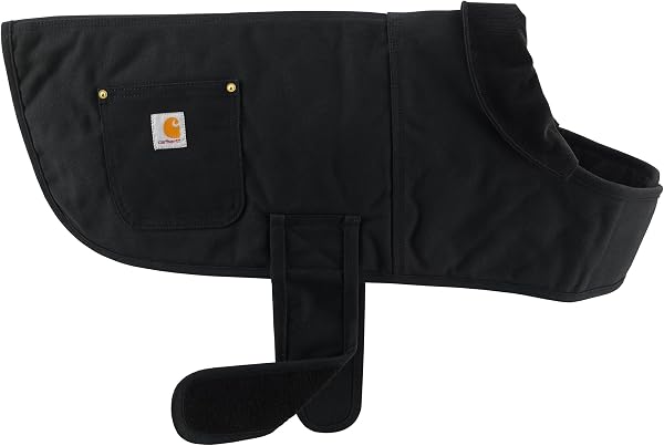 Carhartt Firm Duck Dog Chore Coat, Insulated Weather Resistant Jacket for Cold and Windy Conditions