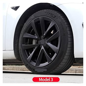 ★新品  テスラ モデル3  ホイールカバー オービタル  正規品 Yahoo!オークション - 新品 テスラ モデル3 ホイールカバー 黒