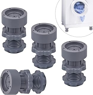 Tapis anti-vibration réglable pour machine à laver, patins antidérapants et anti-vibrations en caoutchouc pour arrêter le bruit en bougeant les secousses de marche