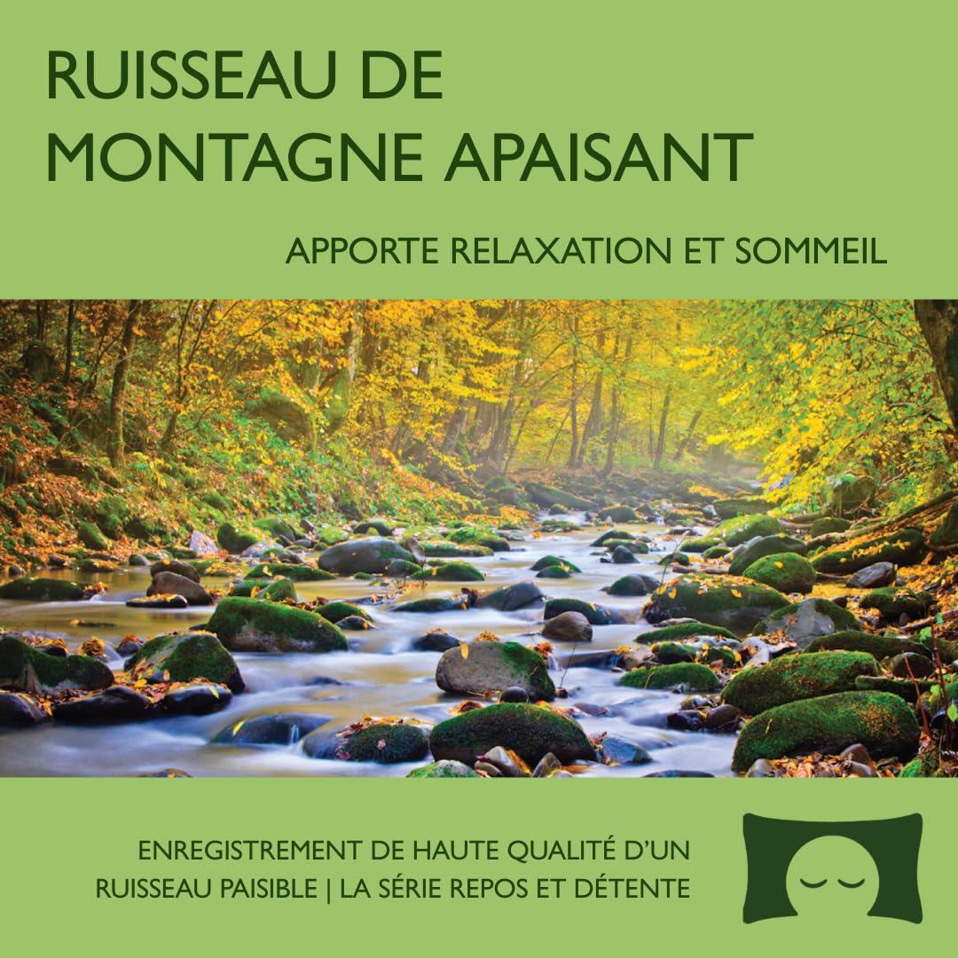 Ruisseau de montagne apaisant – Enregistrement naturel – Bruit blanc pour relaxation et sommeil