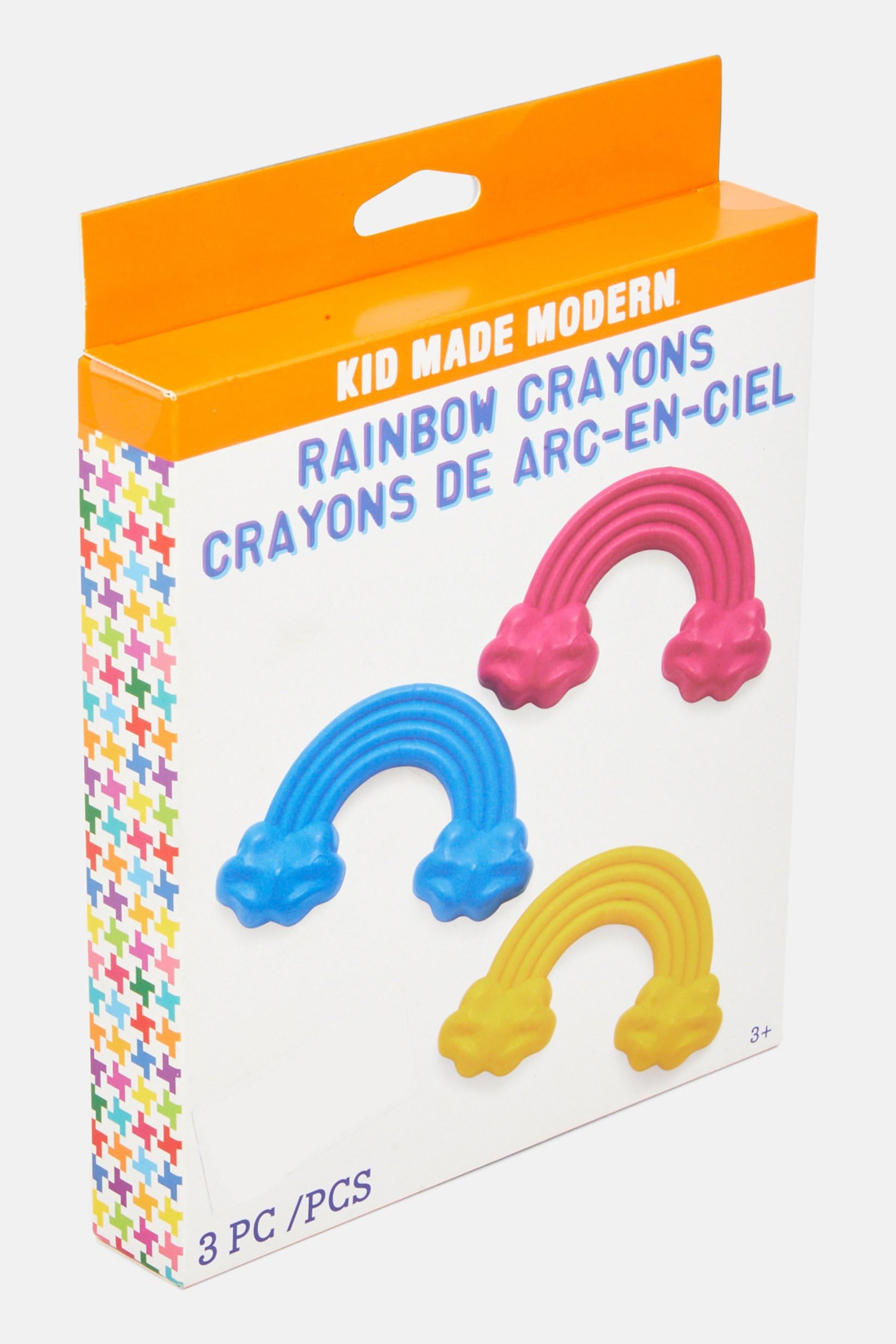 KID MADE MODERN Regenbogen-Malstifte-Set, 3 Stück