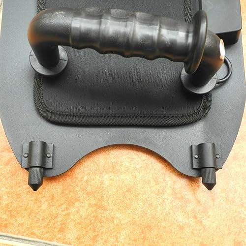 Miniatura 8 de Shindn Escudo táctico de aleación de aluminio para aviones con rompedor de vidrio para supervivencia al aire libre camping y autoconservación