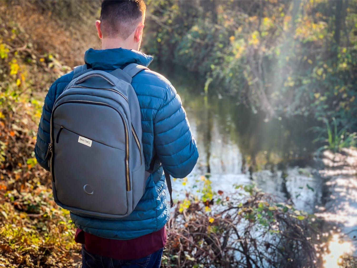 Lоwеѕt Prісе OneTrail Gear Mission Daypack | Waterproof Commuter Backpack (Navy Blue)