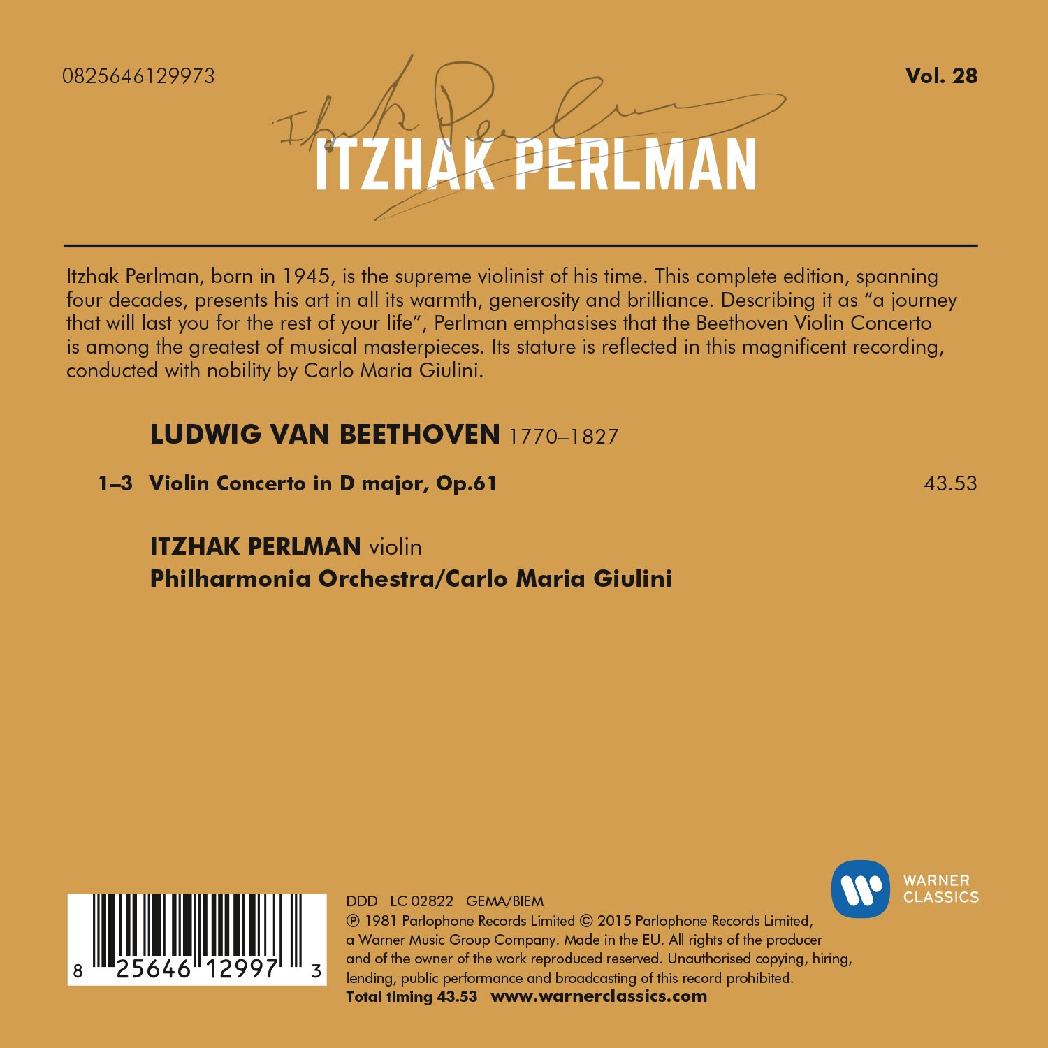 Beethoven Violin Concerto