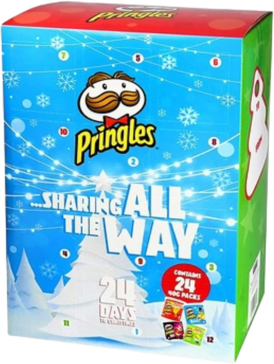 AKEDE Pringles Advent Calendar 2022 Pringles 24 Days Of Christmas