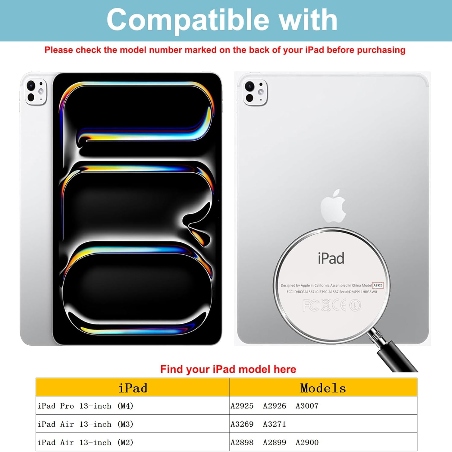 13" Anti Blue Light Tempered Glass Screen Protector[2 Pack] for iPad Pro/iPad Air 13-inch (M4/M3/M2)[Eye Care,Relieve Eye Fatigue] Blocks Excessive Harmful Blue Light & UV 9H Anti Glare Anti-Scratch