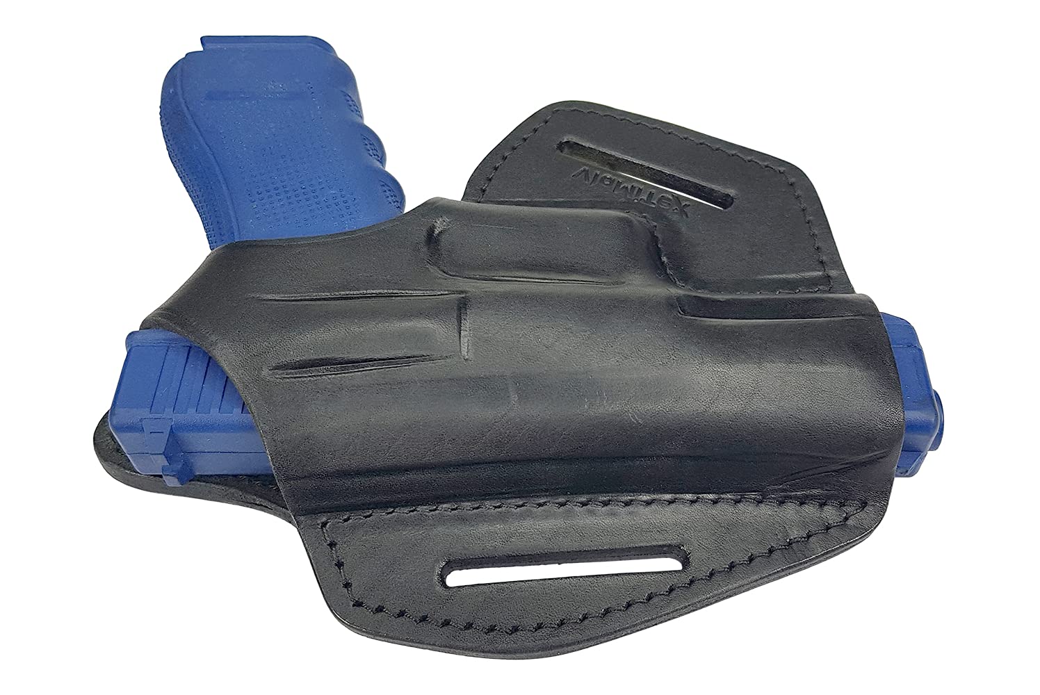 VlaMiTex OWB Leather Holster Fits Glock 17 19 22 23 31 32 33 (Left 17/22/31 - BXLi)