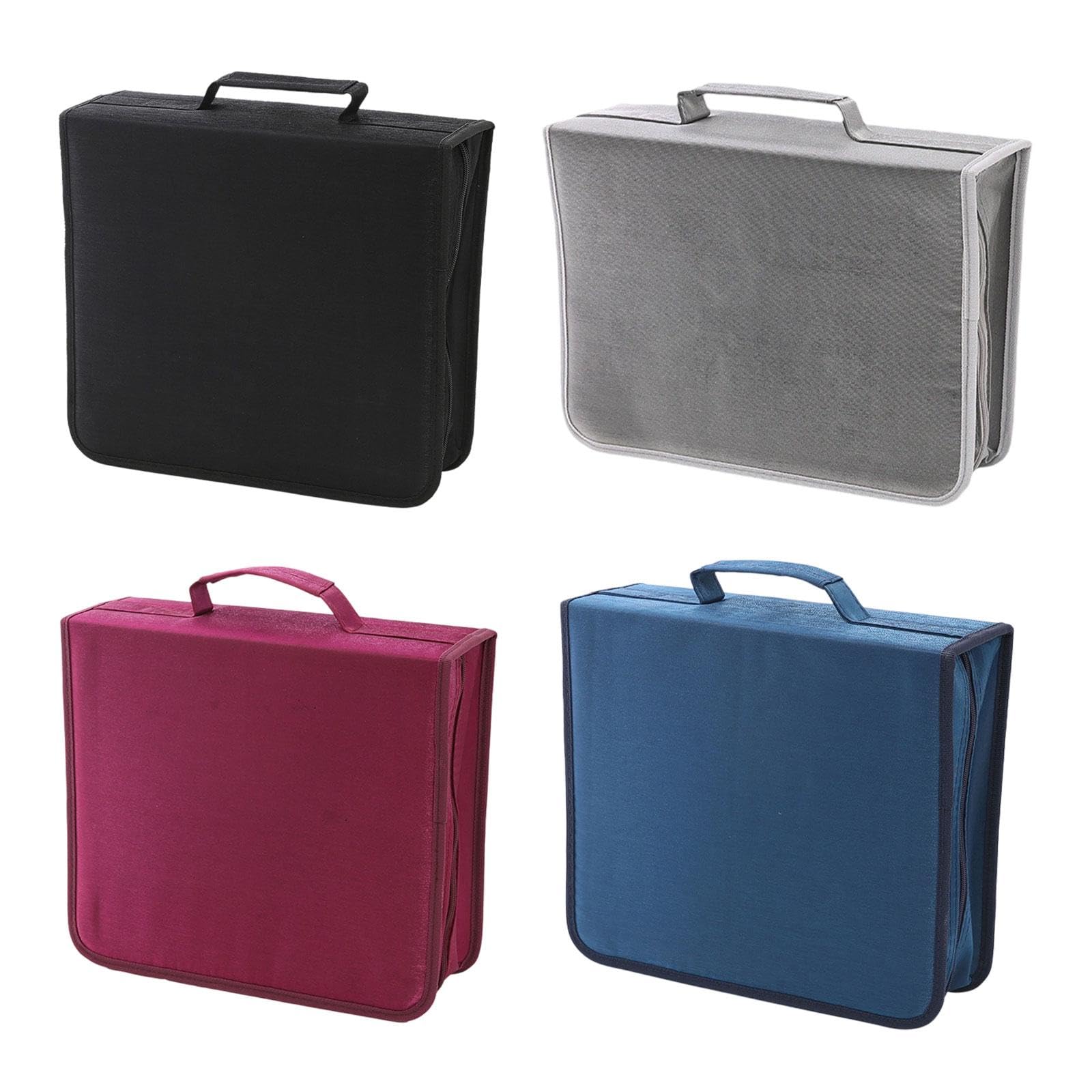 Enakshi® CD Case Storage 256 Capacity Carrying Dustproof DVD Case for Office Home Car Black|Drives, Storage & Blank Media | Blank Media & Accessories | Media Cases, Sleeves & Wallets-image-30