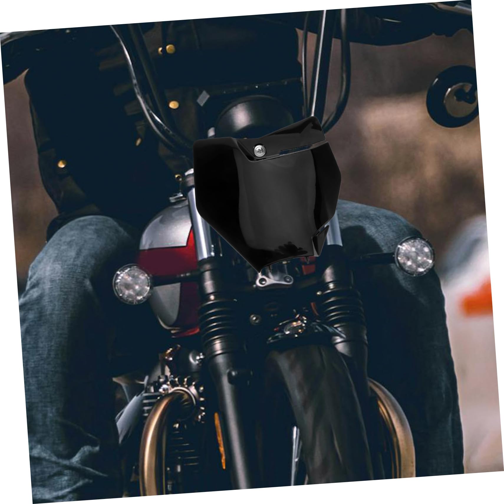 PRETYZOOM Targa Anteriore per Personalizzazione con e Design Moderno e Resistente Adatta Condizioni Meteorologiche Avverse Compatibile con Ktm e Altri