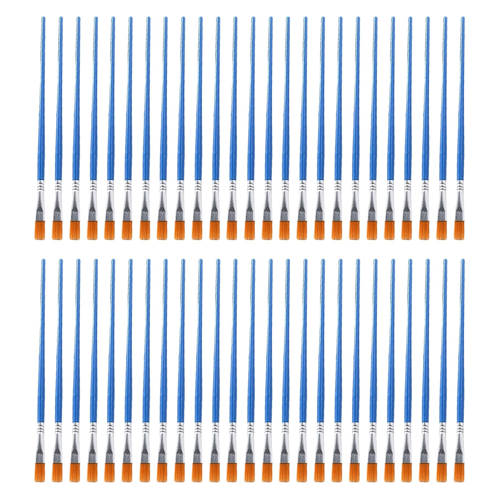 XuQiZZpp 50 Pcs Watercolor Paint Brushes Pointed Round Painting Brush Art Supplies Watercolor Painting Tool for Artists Students