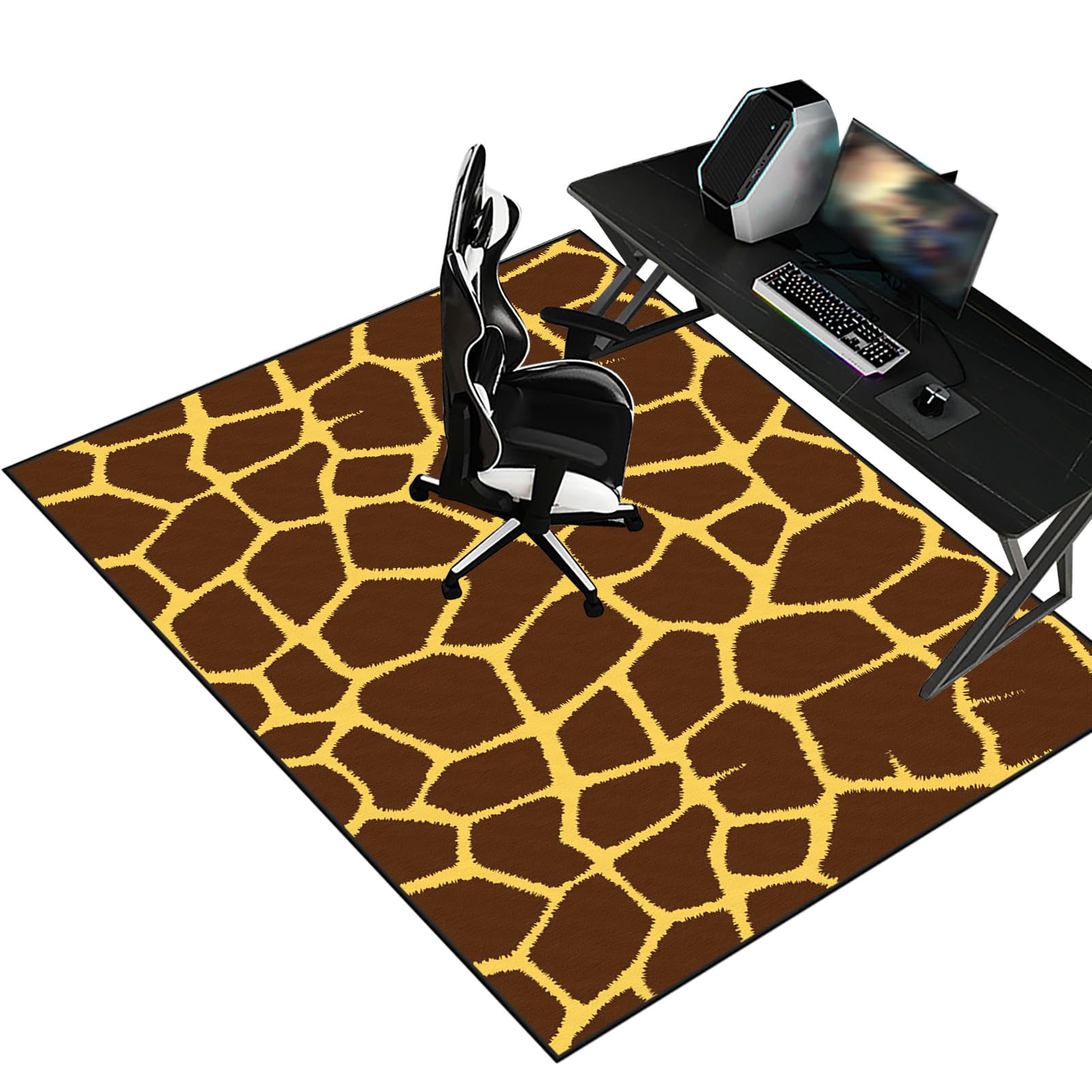 Heavy Duty Office Gaming Chair Mats for Carpeted and Hardwood Floor Desk Chair Mat Carpet Protector Chair Mat for Home and Office Hard-Floor Chair Mats Floor Mat for Office Chair 150 x 200 cm