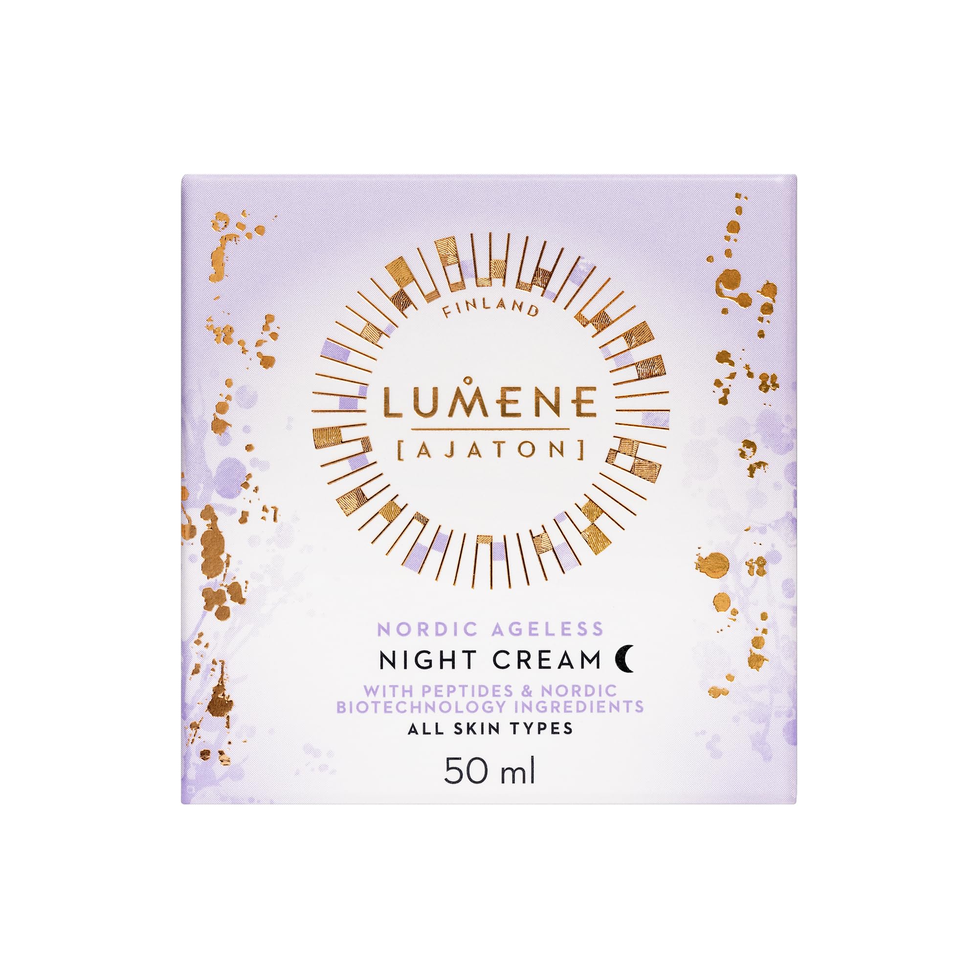 LUMENE Nordic Ageless [AJATON] Radiant Youth Night Cream | Verjüngt und regeneriert die Haut über Nacht | Mit nordischem Birkensaft und Antioxidantien für straffere, jugendlich aussehende Haut | 50 ml