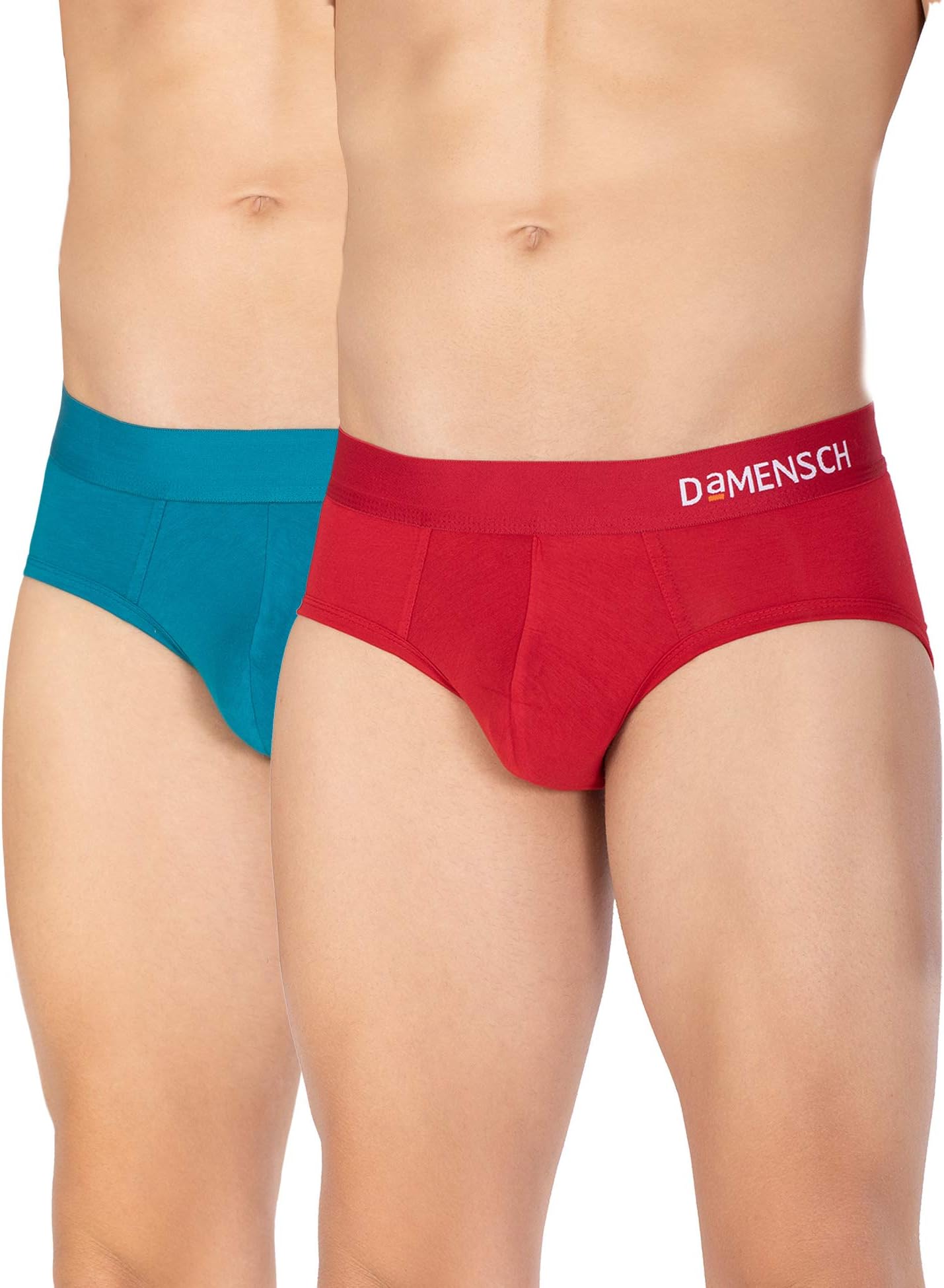 DAMENSCH Men's Cotton Regular Fit Solid Briefs