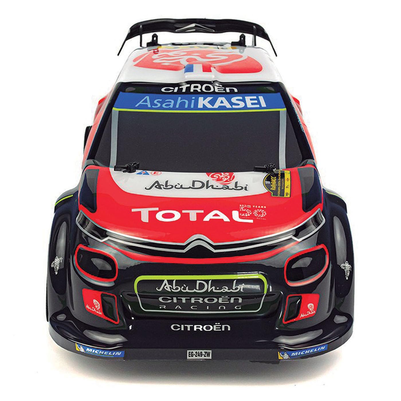 Ninco - NincoRacers Citroën C3 WRC Oficial del Campeonato Mundial de Rallyes. Escala 1/10. Coche teledirigido. 2.4GHz Color: Rojo y Negro. Medidas: 42 cm x 13,5 cm x 20 cm (NH93150)