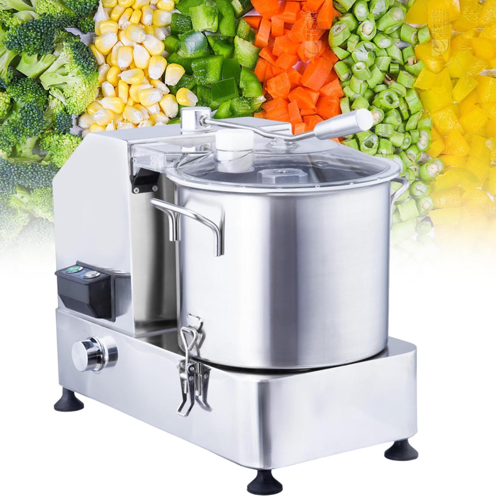 Sunseota Commercial Food Processor Stainless Steel – Professional Heavy Duty 9L-1800W