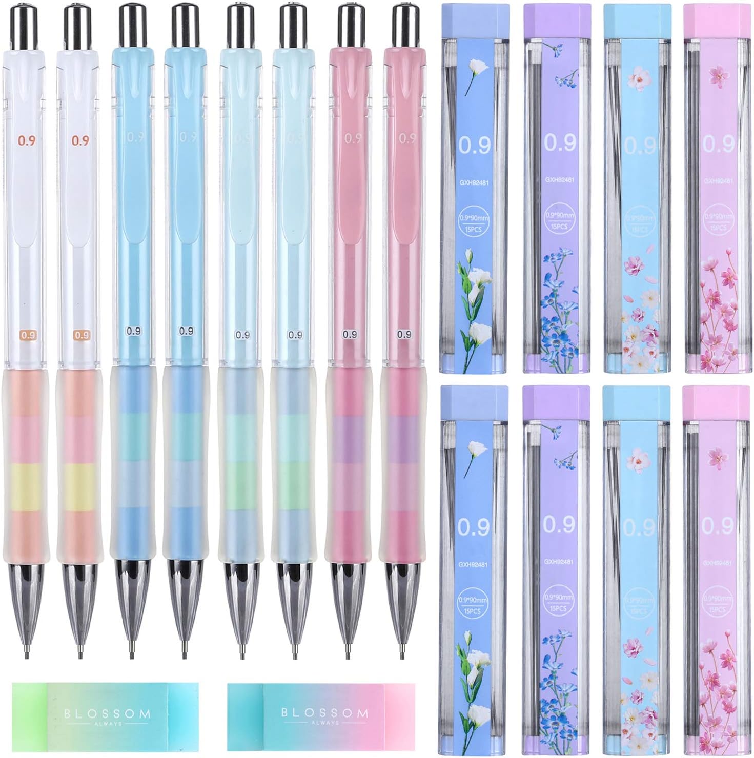 Mechanical Pencil, EXCELFU 8 Pieces 0.9 mm Mechanical