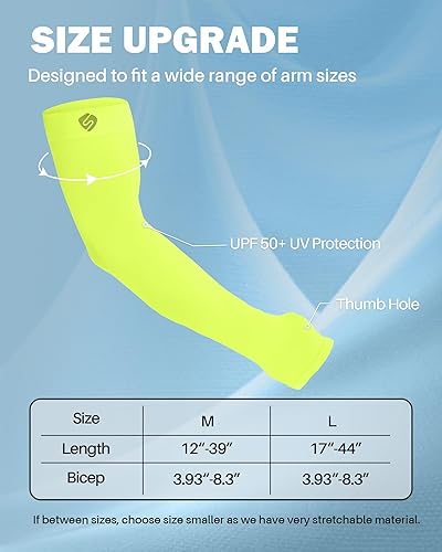 Miniatura 4 de SHINYMOD Mangas de protección UV para enfriar o calentar brazos para hombres y mujeres