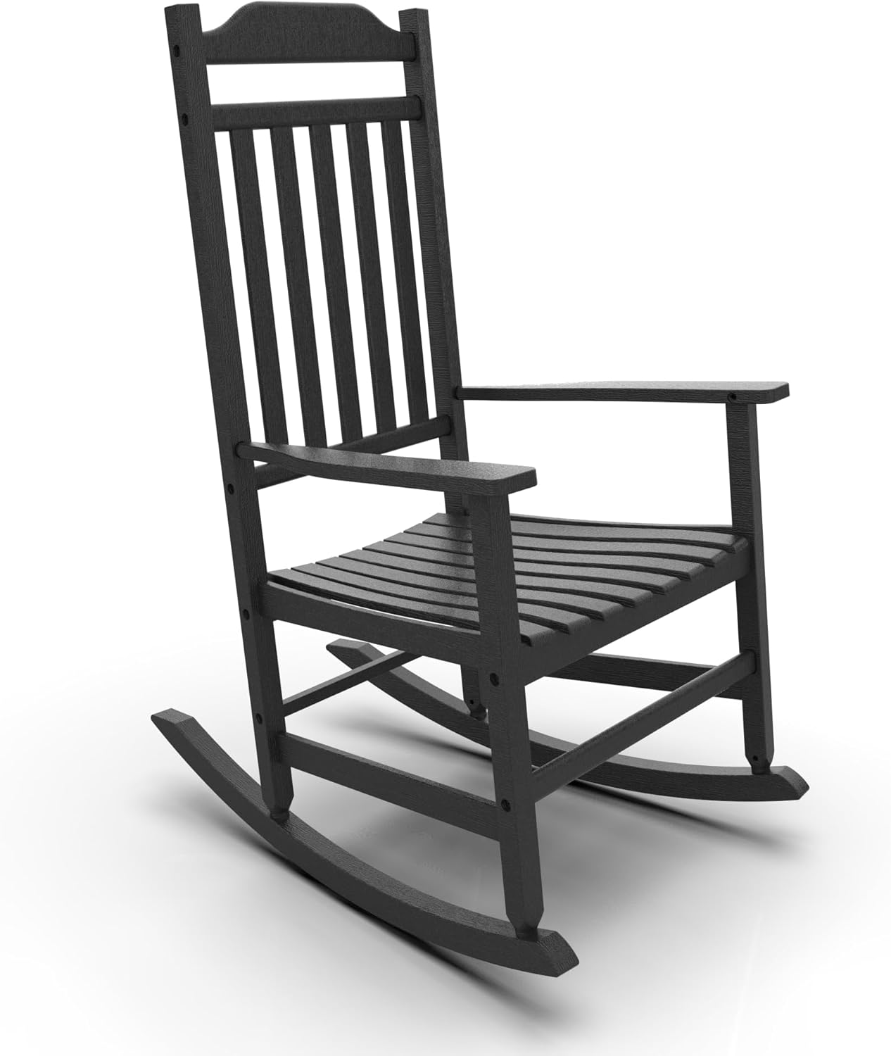 EasyUp Rocking Chair, Resin Outdoor Rocking Chair for Adults, All-Weather Porch Rocker for Lawn and Garden