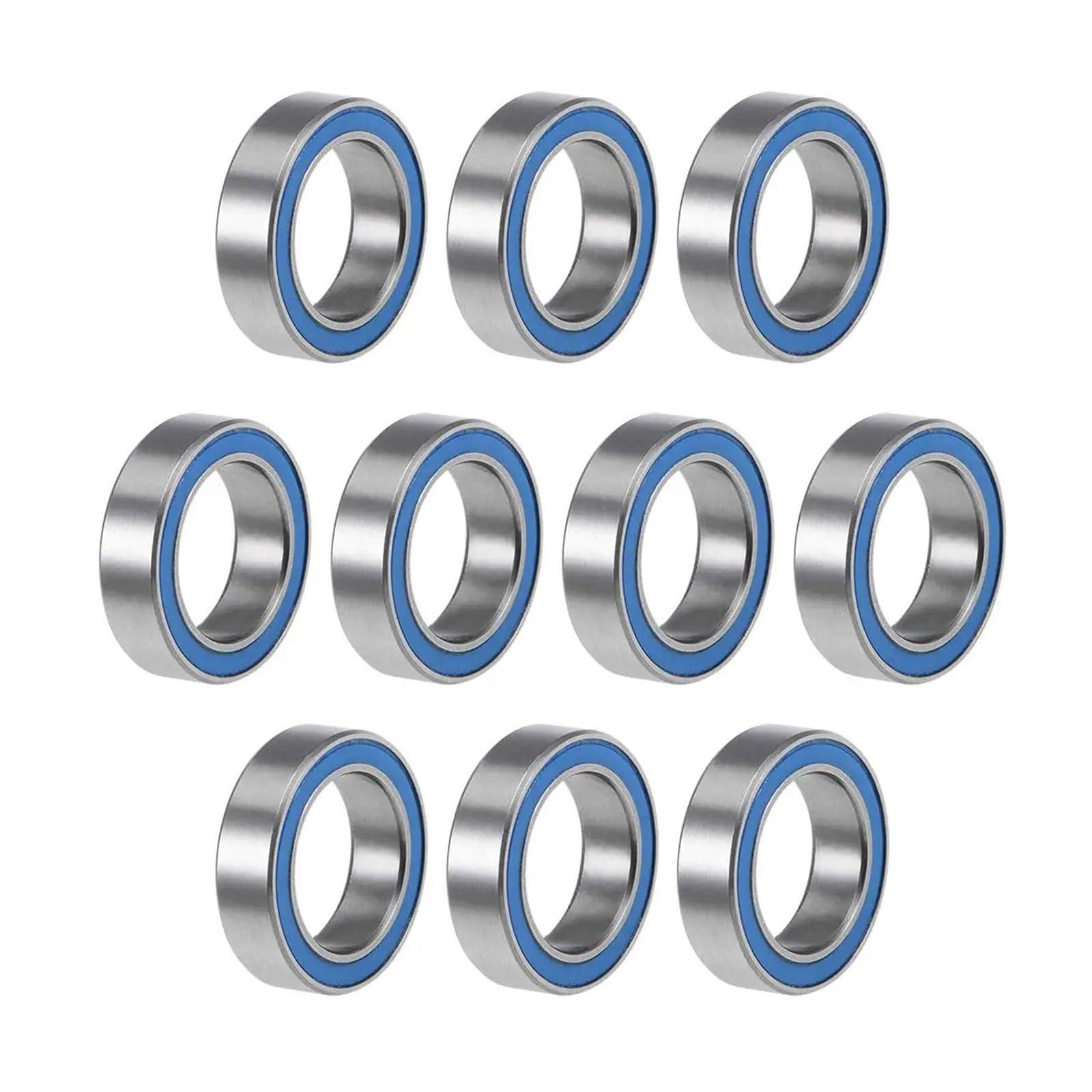 10/100 Uds 6700ZZ 6700 2RS RS 6700-2RS 10x15X4 Mm sello de goma en miniatura rodamiento rígido de bolas ABEC-5(ABEC 5,100PCS_6700 ZZ)