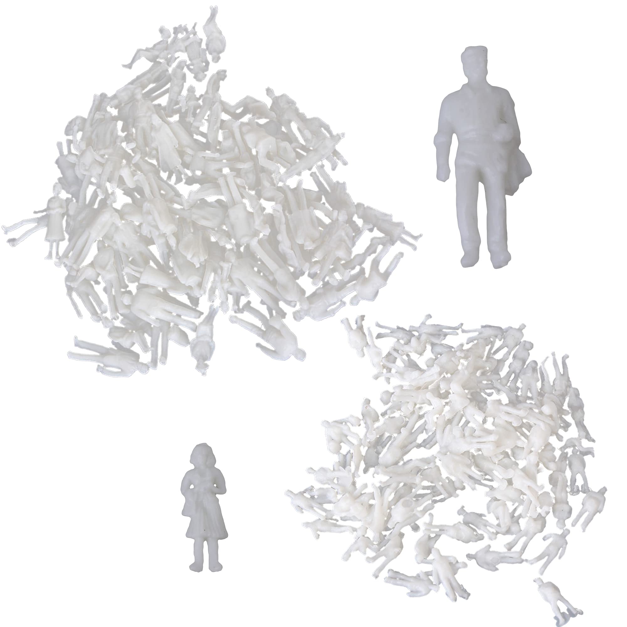 Figurines miniatures plastique 1:100 pour donner de la vie à vos maquettes d'architecture