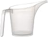 Fox Run Easy Pour Measuring Cup with Funnel Spout, 3.5, Clear Plastic