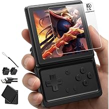 RG Rotate Retro Handheld Game Console, 3.5" Swivel Screen Android Portable Player, Unisoc T618 Chip 3GB+32GB, 2000mAh Battery, Aluminum Alloy + Plastic RG Rotate-Polar Black-NEW