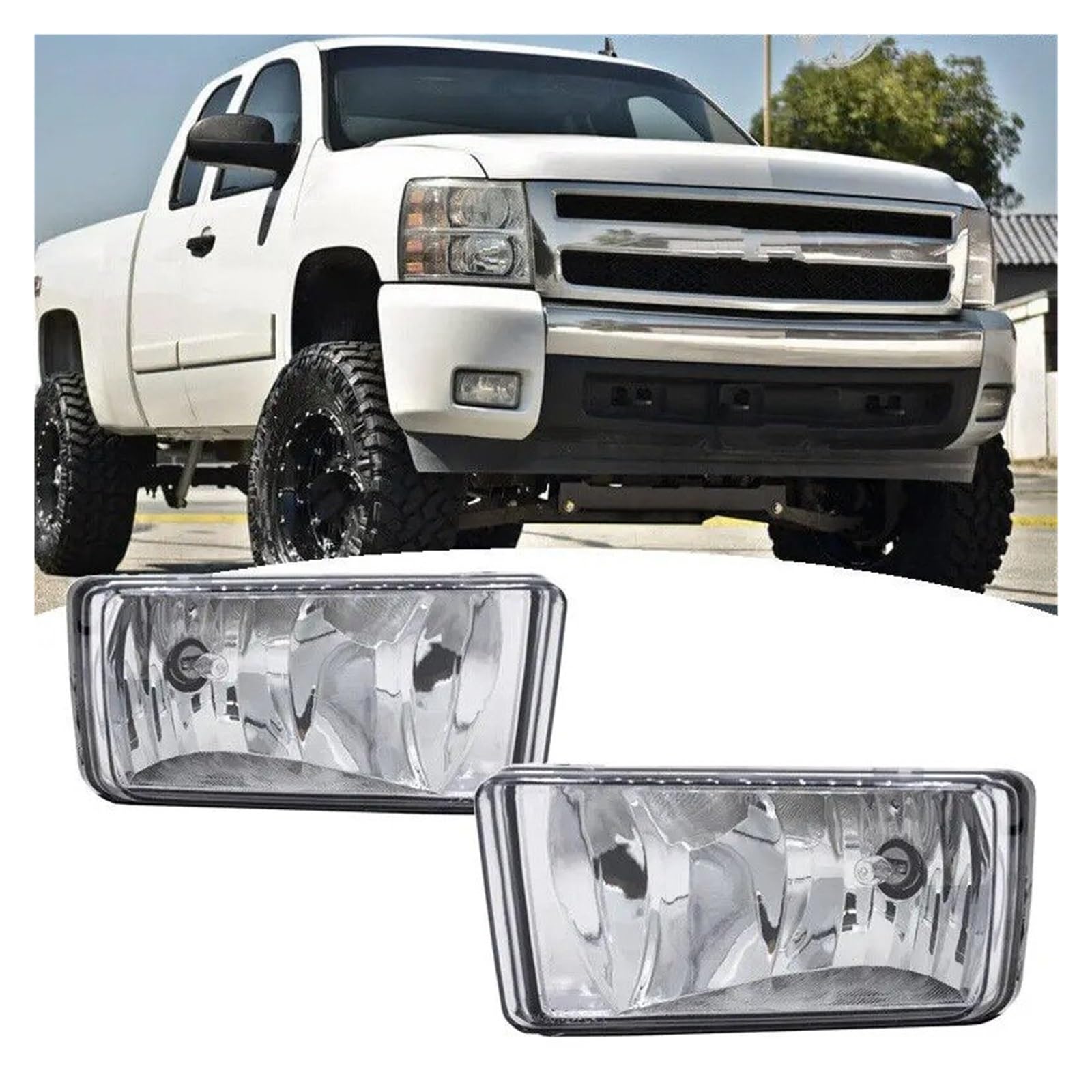 ESPYN Fendinebbia Per Auto Per Chevy Per Suburban Per Silverado Per Avalanche Per Tahoe Per GMC Per Sierra 1500 Per Yukon 2007-2015 Lampada Fendinebbia Anteriore