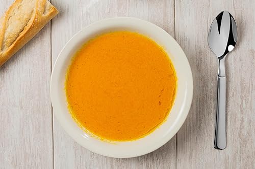 Miniatura 9 de ARCOS Cuchara de Mesa de Acero Inoxidable Nitrum de 8 Pulgadas y Hoja de 8.268 in. Utensilio muy útil para usar con sopas y caldos. Cuchara de acero