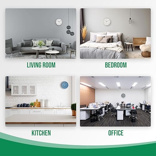 Miniatura 7 de bakbrand Reloj de pared de 12 pulgadas sin tictac, silencioso, moderno, simple, redondo, decoración redonda, esfera estereoscópica, reloj de pared