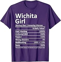 WICHITA GIRL KS KANSAS Funny City Home Roots USA Gift T-Shirt