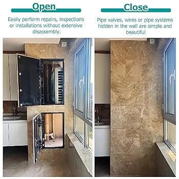 Amazon.co.jp: 点検口 プッシュオープンの金属製アクセスパネル