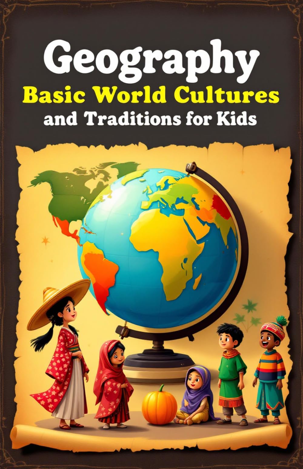 Geography Basic World Cultures and Traditions for Kids: Discover Countries, Flags, Food, Festivals, and Customs Across Every Continent (Geography Book For Kids)